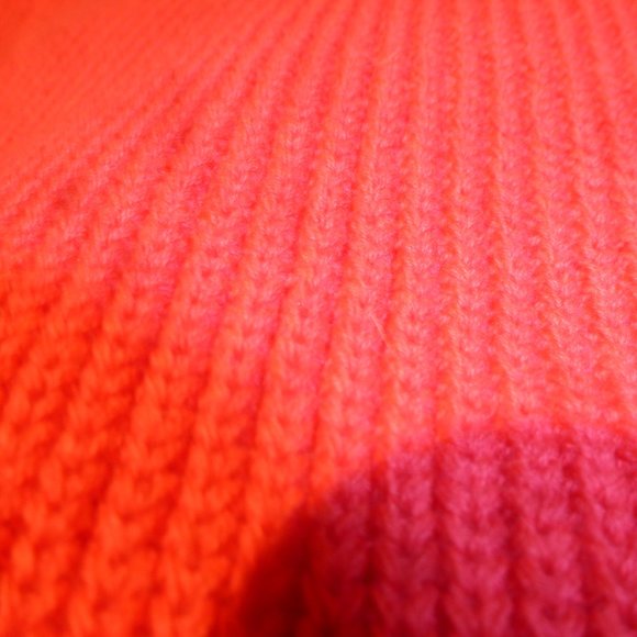 Cute Pink Women's Pearl Neckline Long Sleeve Cotton Blend Knit Sweater Size L - Picture 11 of 11